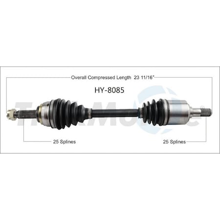 Surtrack Axle Cv Axle Shaft, Hy-8085 HY-8085